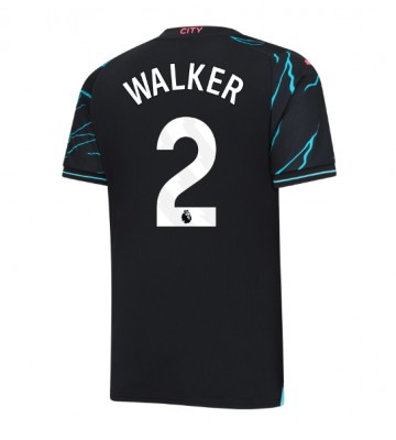 Manchester City Kyle Walker #2 Replika Tredjetrøje 2023-24 Kortærmet